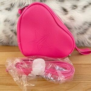 Pink Heart-Shaped Crossbody Bag Jeffree Star ⭐️